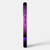 Coques Case-Mate iPhone ECLIPSE MONOGRAM Vibrant noir violet (Verso / Gauche)