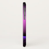 Coques Case-Mate iPhone ECLIPSE MONOGRAM Vibrant noir violet (Dos/Gauche)