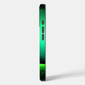 Coques Case-Mate iPhone ECLIPSE MONOGRAM Vibrant vert noir (Verso / Gauche)