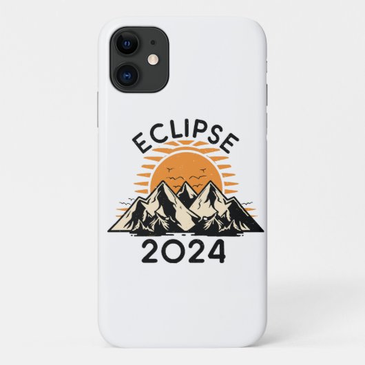 Coques Case-Mate iPhone Éclipse solaire totale 2024 (Dos)