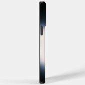 Coques Case-Mate iPhone Éclipse solaire totale 2024 en noir et blanc (Verso / Droite)