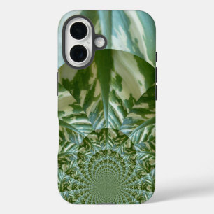 Coques iPhone 16 Éco Camo Vert Kaleidoscope   Vision Durable