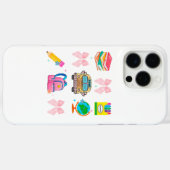 Coques Case-Mate iPhone École Coquette Retour À L'École Enseignante (Verso (horizontal))