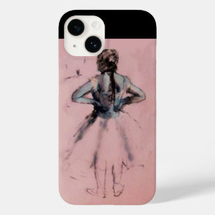 COQUE POUR iPhone 14 ÉCOLE DE DANSE, BALLERINA BALLET DANCER EN ROSE
