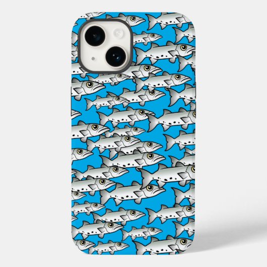 Coques Case-Mate iPhone École de Scubadorable Grand Barracuda (Verso)