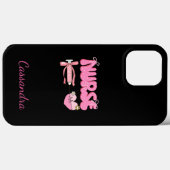 Coques Case-Mate iPhone École d'étudiantes infirmières Futur nom de l'infi (Verso (horizontal))