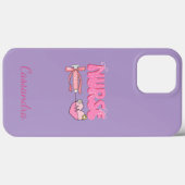 Coques Case-Mate iPhone École d'étudiantes infirmières Futur nom de l'infi (Verso (horizontal))
