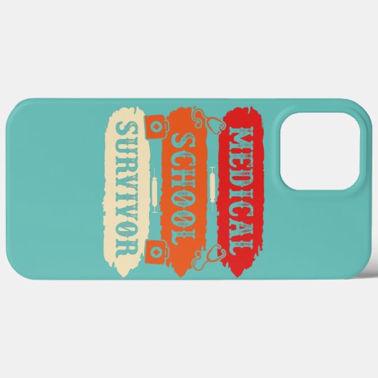 Coques Case-Mate iPhone École Médicale Docteur en médecine (Verso (horizontal))