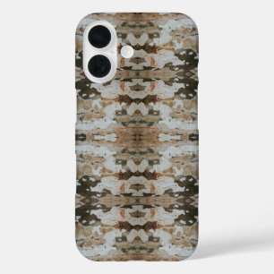 Coques iPhone 16 Écorce d'arbre d'eucalyptus Photo en gros plan ave