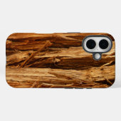 Coques Case-Mate iPhone Écorce de bois texturée de cèdre (Verso (horizontal))
