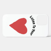 Coques Case-Mate iPhone Écoute Ton Coeur (Verso (horizontal))