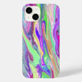 Coques Case-Mate iPhone Ecran Abstrait couleur liquide (Verso)