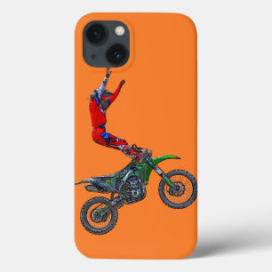 Coques Pour iPhone Écran de départ aérien Motocross Dirt-Bike