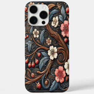 Coques iPhone 16 Pro Max Écran de fleurs de cerisier inspirées par la natur