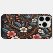 Coques Case-Mate iPhone Écran de fleurs de cerisier inspirées par la natur (Verso (horizontal))