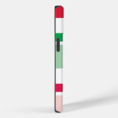 Coques Case-Mate iPhone Écran de téléphone rouge et vert pour Noël (Verso / Droite)