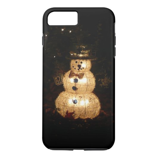 Coques Case-Mate iPhone Écran Luminaire Snowman (Dos)