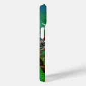 COQUES Case-Mate iPhone ÉCRAN VERT AVEC PARKLES D'OR EN LUMIÈRE LUNE (Verso / Droite)