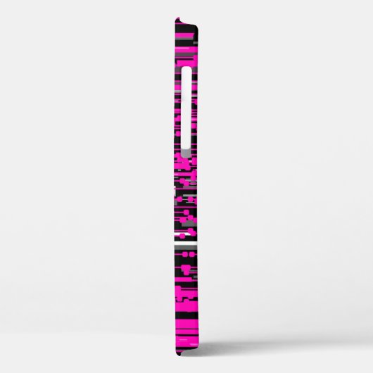 Coques Case-Mate iPhone Écran VHS rétro rayé avec scintillement et cassé (Verso / Gauche)