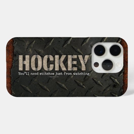 Coques Case-Mate iPhone Écrans de hockey (Verso (horizontal))