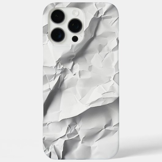 Coques Case-Mate iPhone Écrasé Livre blanc Texture Téléphone moderne (Verso)