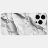 Coques Case-Mate iPhone Écrasé Livre blanc Texture Téléphone moderne (Verso (horizontal))