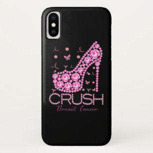 Case-Mate iPhone Case Écraser le cancer du sein Sensibilisation Bling ro