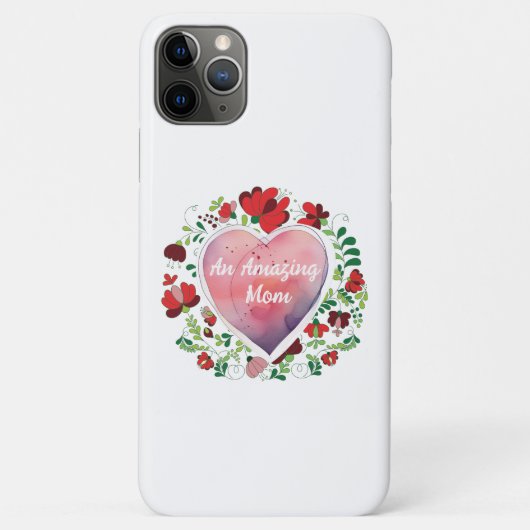 Coques Case-Mate iPhone Écriture calligraphique Maman incroyable Fête des  (Dos)