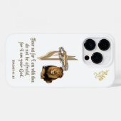 Coques Case-Mate iPhone Écriture chrétienne (Verso (horizontal))