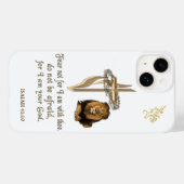 Coques Case-Mate iPhone Écriture chrétienne (Verso (horizontal))