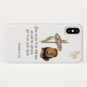 Coques Case-Mate iPhone Écriture chrétienne (Dos (Horizontal))