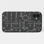 Coques Case-Mate iPhone Écriture de formule chimique (Dos (Horizontal))