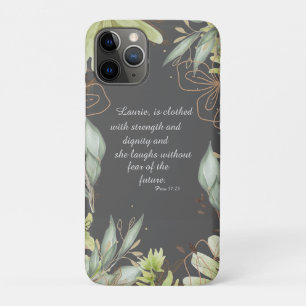 Case-Mate iPhone Case Écriture florale aquarelle,