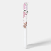 Coques Case-Mate iPhone Ecriture moderne Aquarelle Floral Blanc (Verso / Droite)