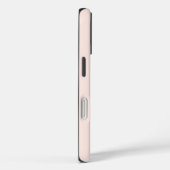 Coques Case-Mate iPhone Écriture Moderne Personnalisée Rose Pâle (Verso / Droite)