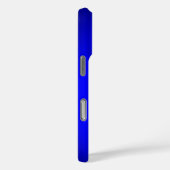 Coques Case-Mate iPhone Écriture professionnelle ajouter du texte bleu mod (Verso / Droite)