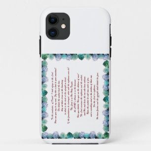 Case-Mate iPhone Case Écriture, Psaume 11, Verse de la Bible,