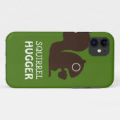 Coques Case-Mate iPhone Écureuil avec texte personnalisé (Dos (Horizontal))