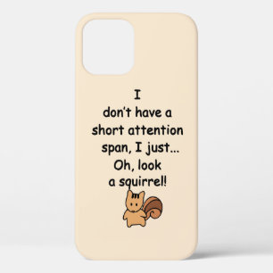 Case-Mate iPhone Case Écureuil humoristique à courte durée d'attention