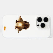 Coques Case-Mate iPhone Écureuil roux Nosy mignon dans la neige (Verso (horizontal))