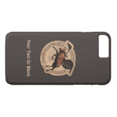Coques Case-Mate iPhone Ecusson d'aviation Flying Moose (Dos (Horizontal))