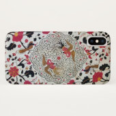 COQUES Case-Mate iPhone EDEN / ELEGANT RED BLACK WHITE FLOWERS AND BIRDS (Dos (Horizontal))