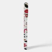 COQUES Case-Mate iPhone EDEN / ELEGANT RED BLACK WHITE FLOWERS AND BIRDS (Verso / Droite)