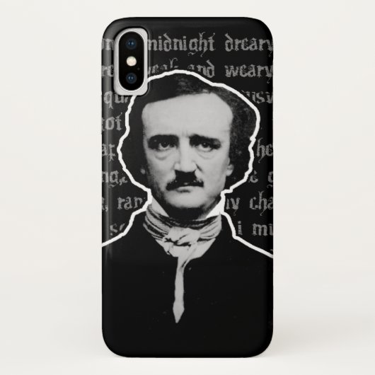 Coques Case-Mate iPhone Edgar Allan Poe (Dos)