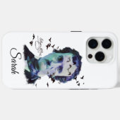 Coques Case-Mate iPhone Edgar Allan Poe avec Raven Birds Art Coque-Mate iP (Verso (horizontal))