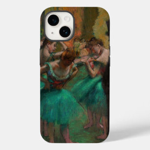 Coque Pour iPhone 14 Edgar Degas - Danseurs, rose et vert