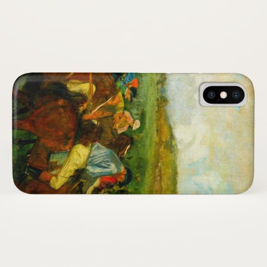 Coques Case-Mate iPhone Edgar Degas Équitation (Dos (Horizontal))