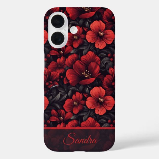 Coques Case-Mate iPhone Edgy Girls Gift Rose Name (Verso)