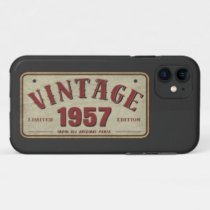 Case-Mate iPhone Case Édition limitée vintage 1957, toutes pièces d'orig