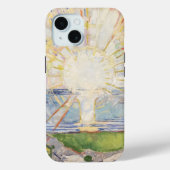 Coques Case-Mate iPhone Edvard Munch Sunrise Art Nouveau Expressionnisme (Verso)